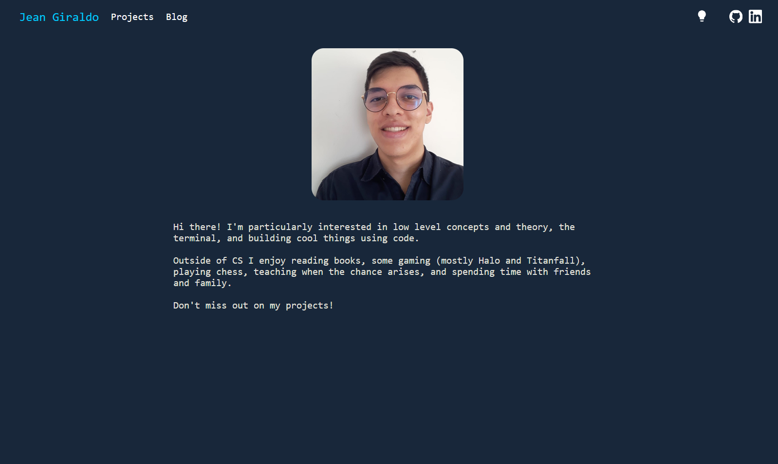 Personal website